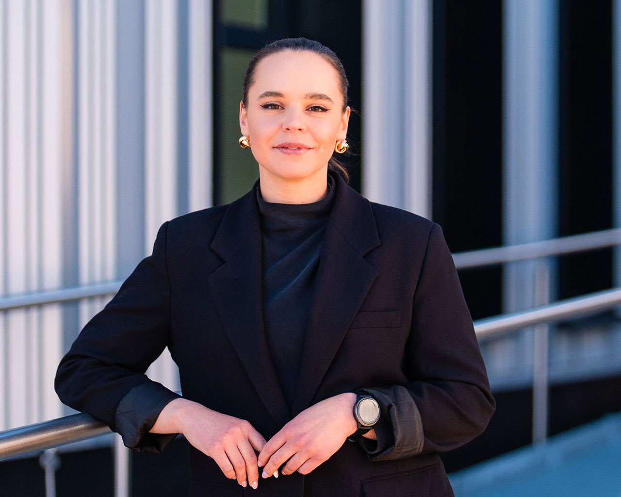 Portraitbild von Franziska Braun, Wissenschaftliche Mitarbeiterin im Team »Mobility Innovation« am Fraunhofer IAO