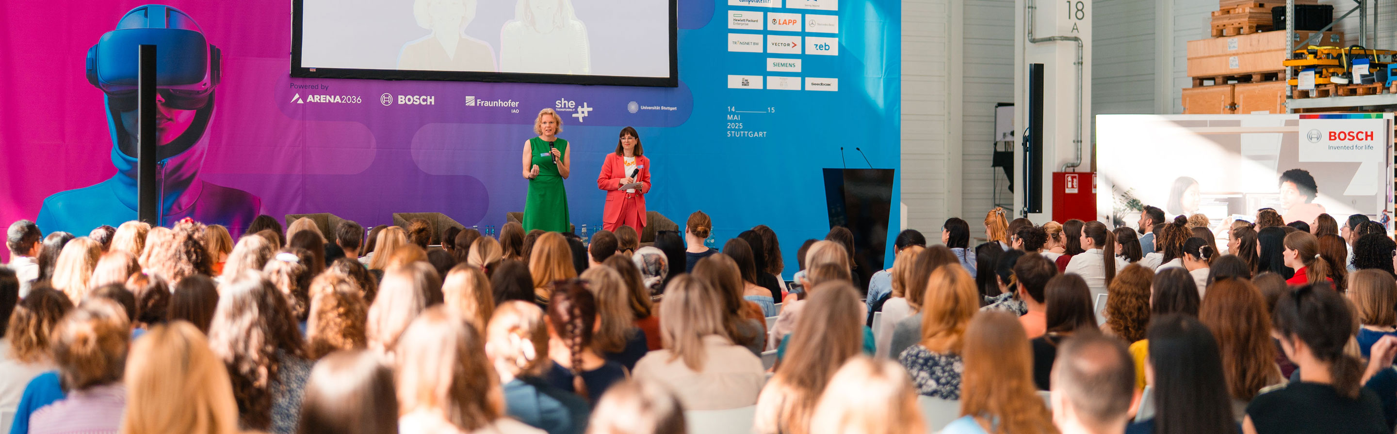 Impression von der Eröffnung der WOMEN OF TECH CONFERENCE 2025 