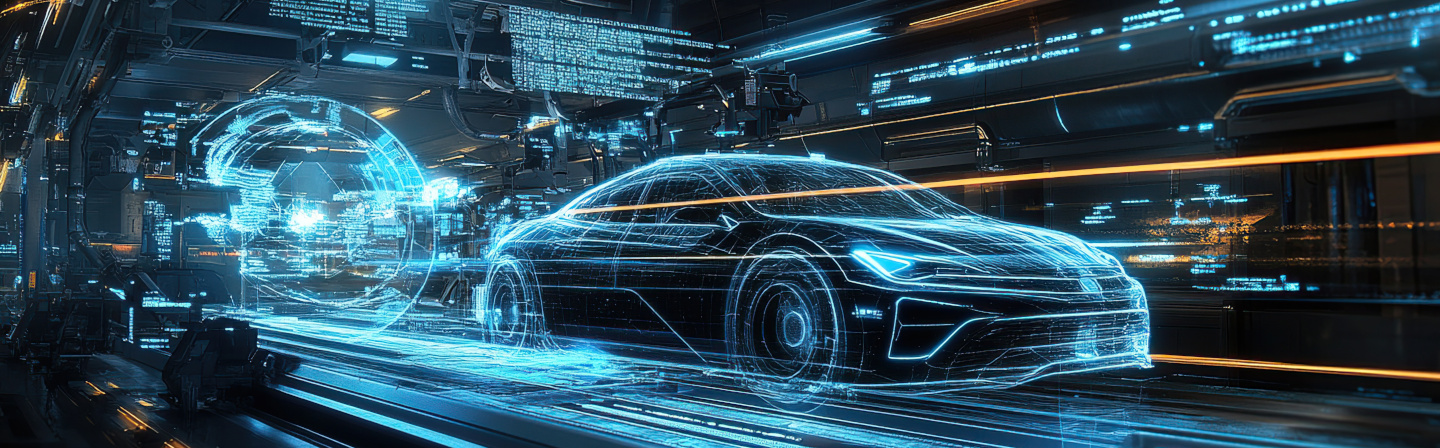 Future Vehicle Design: Digital Car Model Creation with Advanced Technology in Virtual Factory