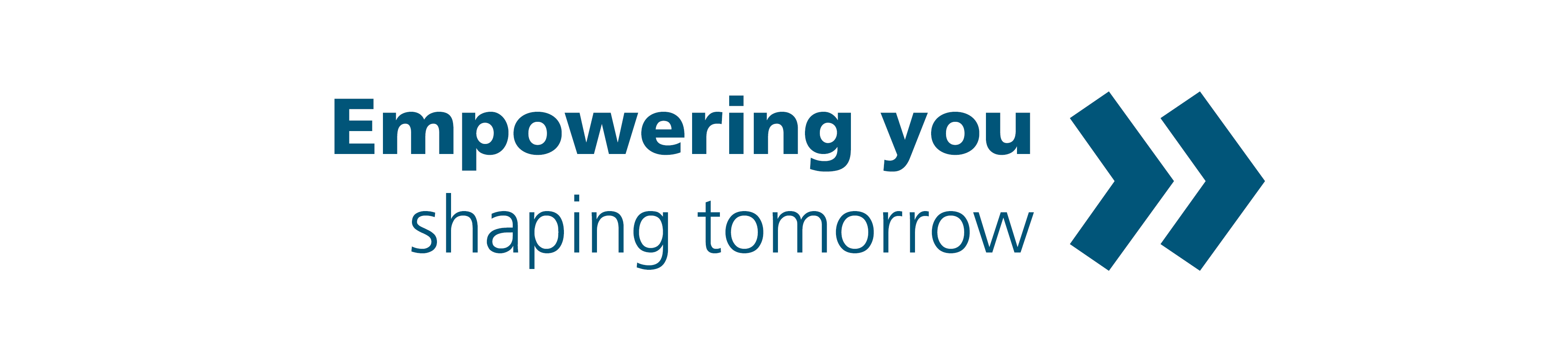 Lettering: Empowering You. Shaping tomorrow.